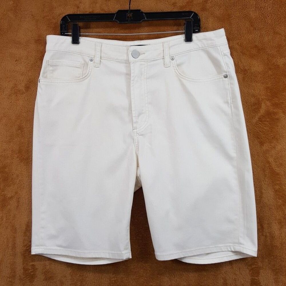 MONFRERE Shorts Mens Size 36 Off White BRANDO Stretch 10" $148